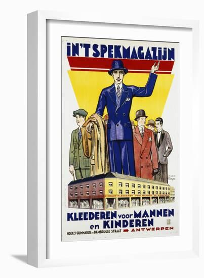 In't Spekmagazijn Poster-null-Framed Giclee Print