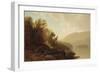 In the Adirondacks, 1870 (Oil on Canvas)-William Hart-Framed Giclee Print