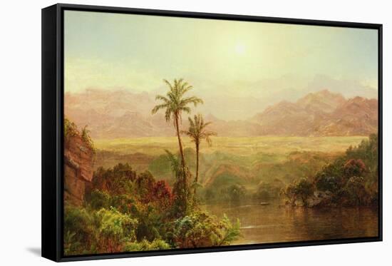 In the Andes, 1878-Frederic Edwin Church-Framed Stretched Canvas