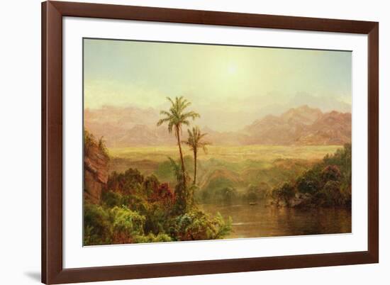 In the Andes, 1878-Frederic Edwin Church-Framed Giclee Print