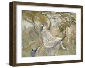 In the Apple Tree, 1890-Berthe Morisot-Framed Giclee Print