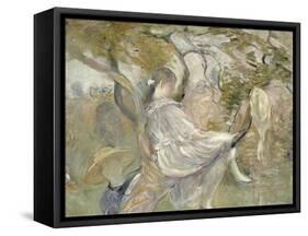 In the Apple Tree, 1890-Berthe Morisot-Framed Stretched Canvas