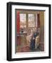 In the Armchair by the Window-Joyce Haddon-Framed Giclee Print