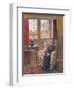 In the Armchair by the Window-Joyce Haddon-Framed Giclee Print