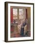 In the Armchair by the Window-Joyce Haddon-Framed Giclee Print