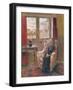 In the Armchair by the Window-Joyce Haddon-Framed Giclee Print