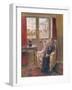 In the Armchair by the Window-Joyce Haddon-Framed Giclee Print