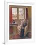 In the Armchair by the Window-Joyce Haddon-Framed Giclee Print