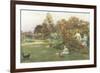 In the Artist's Garden, Yapton, Sussex-Thomas J. Lloyd-Framed Giclee Print