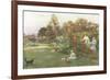 In the Artist's Garden, Yapton, Sussex-Thomas J. Lloyd-Framed Giclee Print