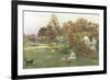 In the Artist's Garden, Yapton, Sussex-Thomas J. Lloyd-Framed Giclee Print