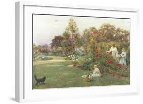 In the Artist's Garden, Yapton, Sussex-Thomas J. Lloyd-Framed Giclee Print