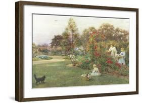 In the Artist's Garden, Yapton, Sussex-Thomas J. Lloyd-Framed Giclee Print