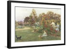 In the Artist's Garden, Yapton, Sussex-Thomas J. Lloyd-Framed Giclee Print