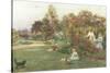In the Artist's Garden, Yapton, Sussex-Thomas J. Lloyd-Stretched Canvas