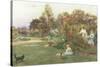 In the Artist's Garden, Yapton, Sussex-Thomas J. Lloyd-Stretched Canvas