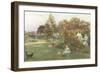 In the Artist's Garden, Yapton, Sussex-Thomas J. Lloyd-Framed Giclee Print