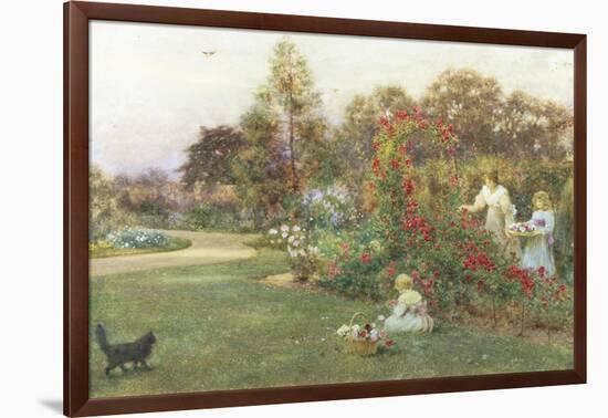 In the Artist's Garden, Yapton, Sussex-Thomas J. Lloyd-Framed Giclee Print