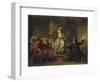 In the Artist's Studio, C.1792-95 (Oil on Canvas)-Michel Garnier-Framed Giclee Print