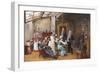 In the Artist's Studio (Oil on Canvas)-Henri Brispot-Framed Giclee Print