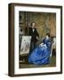 In the Artist's Studio-Gustave Leonhard de Jonghe-Framed Giclee Print