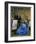 In the Artist's Studio-Gustave Leonhard de Jonghe-Framed Giclee Print