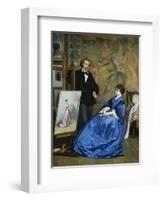 In the Artist's Studio-Gustave Leonhard de Jonghe-Framed Giclee Print