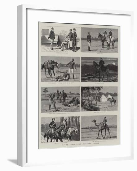 In the Australian Mounted Police-null-Framed Giclee Print