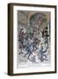 In the Balkans: Macedonians Defending Themselves with Bombs Against Turkish Soldiers, 1903-null-Framed Giclee Print