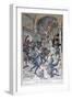 In the Balkans: Macedonians Defending Themselves with Bombs Against Turkish Soldiers, 1903-null-Framed Giclee Print