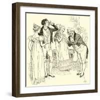 In the Ballroom at Netherfield-Hugh Thomson-Framed Giclee Print