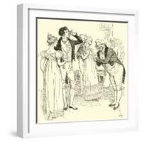 In the Ballroom at Netherfield-Hugh Thomson-Framed Giclee Print