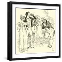 In the Ballroom at Netherfield-Hugh Thomson-Framed Premium Giclee Print