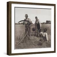 In the Barley Harvest, c.1888-Peter Henry Emerson-Framed Giclee Print