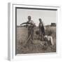 In the Barley Harvest, c.1888-Peter Henry Emerson-Framed Premium Giclee Print