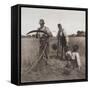 In the Barley Harvest, c.1888-Peter Henry Emerson-Framed Stretched Canvas