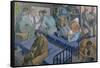 In the Barracks, 1989-Osmund Caine-Framed Stretched Canvas