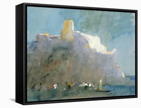 In the Bay of Sorrento-Hercules Brabazon Brabazon-Framed Stretched Canvas