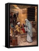 In the Bazaar, 1901-Charles Wilda-Framed Stretched Canvas