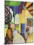 In the Bazaar, 1914-Auguste Macke-Mounted Giclee Print