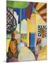 In the Bazaar, 1914-August Macke-Mounted Giclee Print