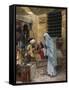 In the Bazaar-Charles Wilda-Framed Stretched Canvas