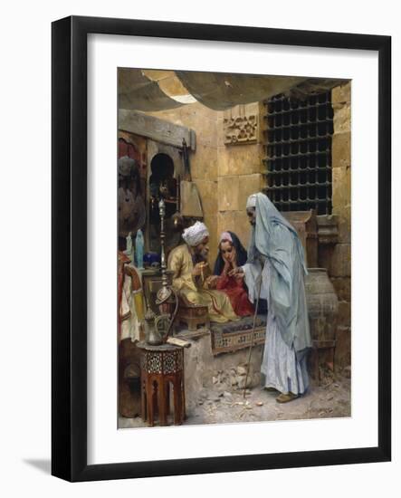 In the Bazaar-Charles Wilda-Framed Giclee Print