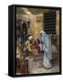 In the Bazaar-Charles Wilda-Framed Stretched Canvas