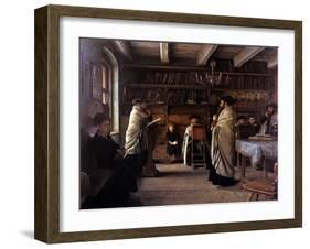 In the Beth Hamidrash-Isidor Kaufmann-Framed Art Print