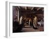 In the Beth Hamidrash-Isidor Kaufmann-Framed Art Print