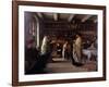 In the Beth Hamidrash-Isidor Kaufmann-Framed Art Print