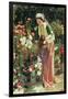 In the Bey's Garden, 1865-John Frederick Lewis-Framed Giclee Print