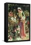 In the Bey's Garden, 1865-John Frederick Lewis-Framed Stretched Canvas