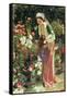In the Bey's Garden, 1865-John Frederick Lewis-Framed Stretched Canvas